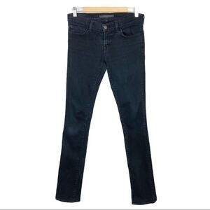 J Brand Y2K Charcoal Gray Skinny Mid Rise Jeans Size 27 with 5 pockets